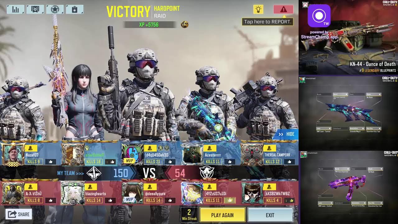 Cod Mobile mp rank legendary chill stream (no mic)