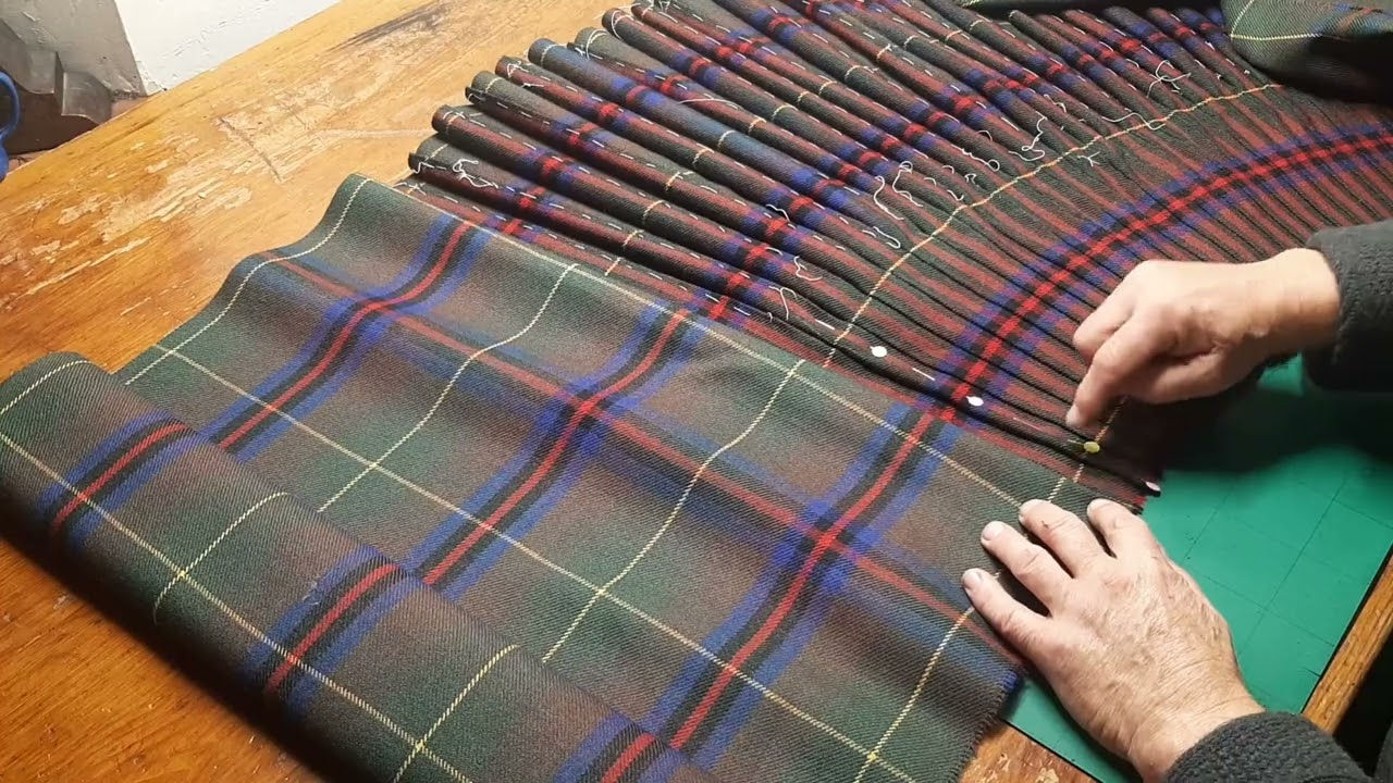 A new way to sew a box-pleated kilt, part 3