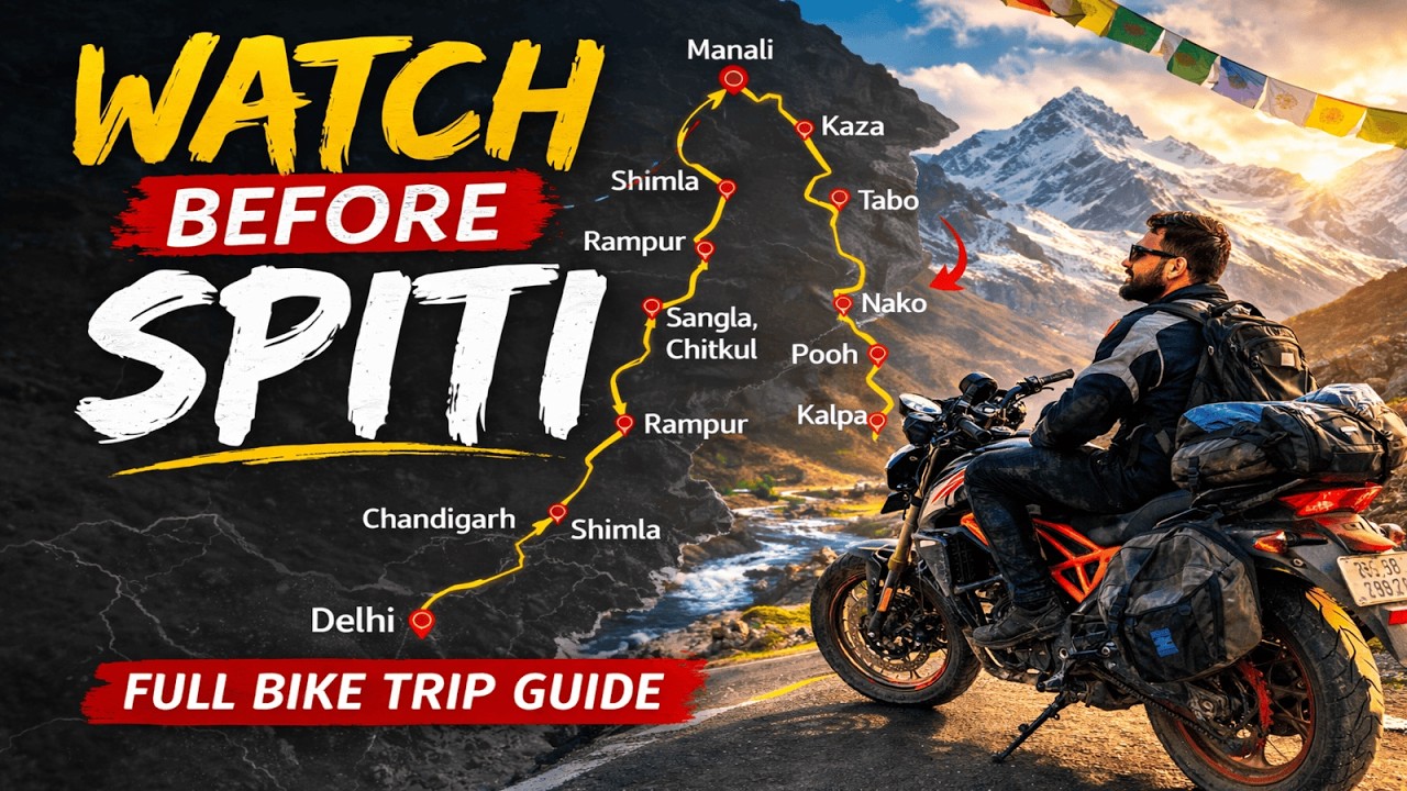 Before You Ride to Spiti Valley… Watch This First | Complete Guide