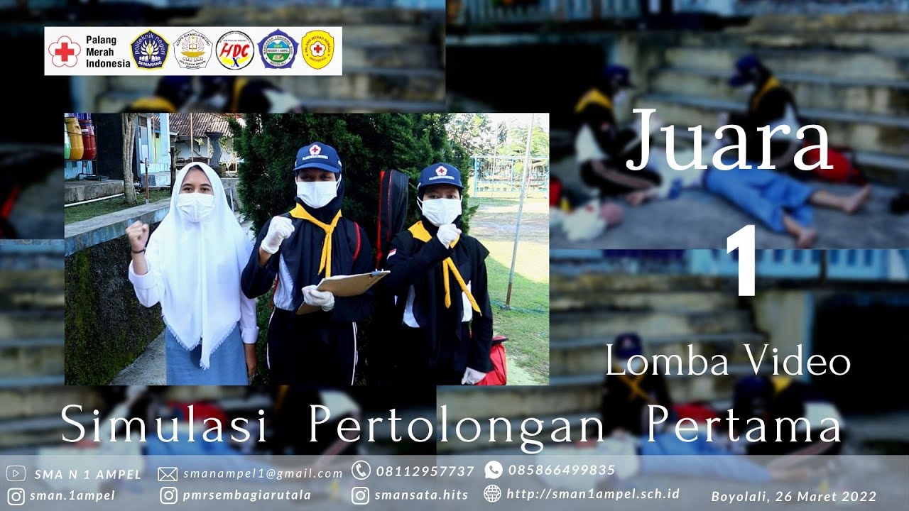 LOMBA VIDEO PERTOLONGAN PERTAMA | HENRY DUNANT COMPETITION X | SMA N 1 AMPEL