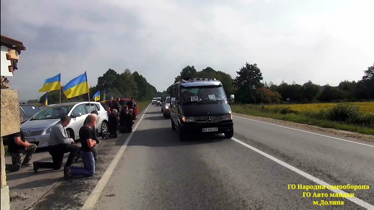 08.09.2022р. с.Белеїв. Зустріч загиблих Героїв України Василя Лавріва та Ярослава Петрушки.