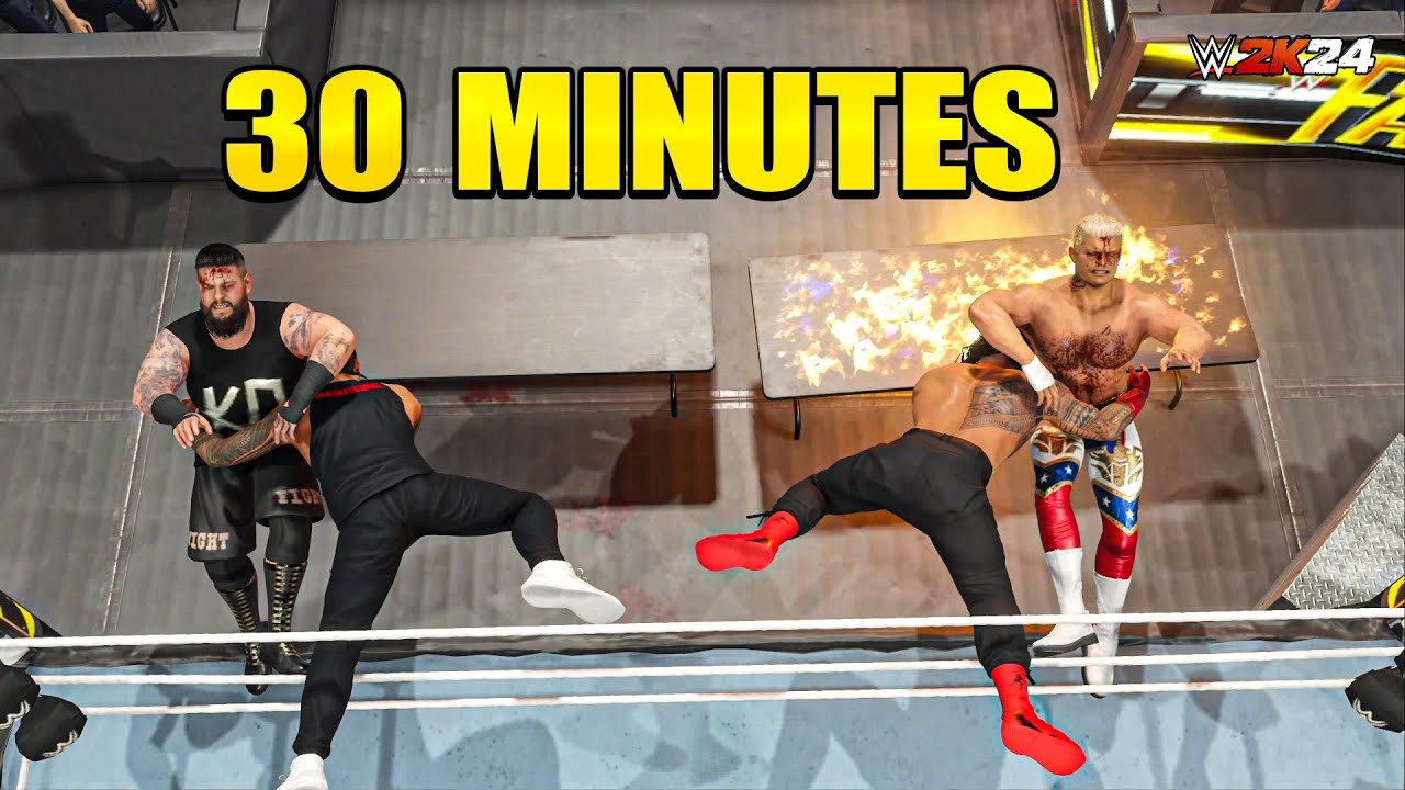 30 МИНУТ потрясающих моментов в WWE 2K24