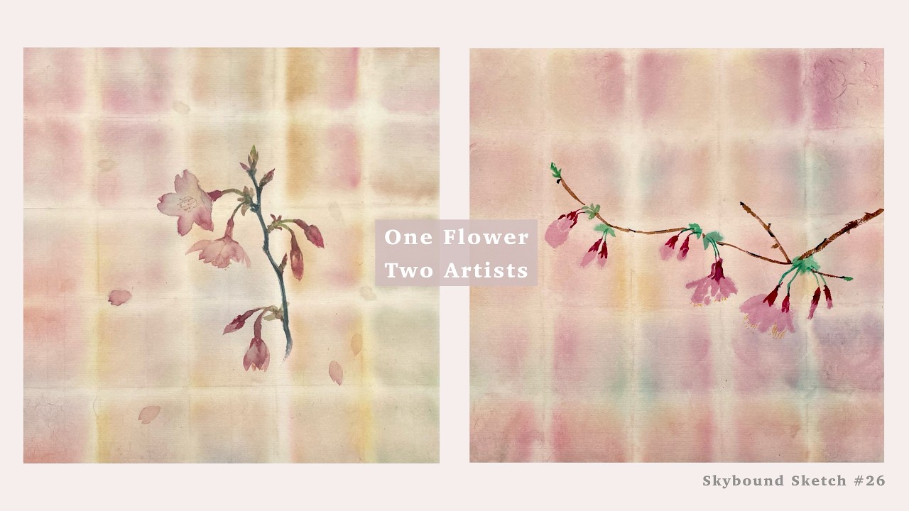 Two Artists, One Flower | Skybound Sketch #26 – Cherry Blossoms in Tokyo