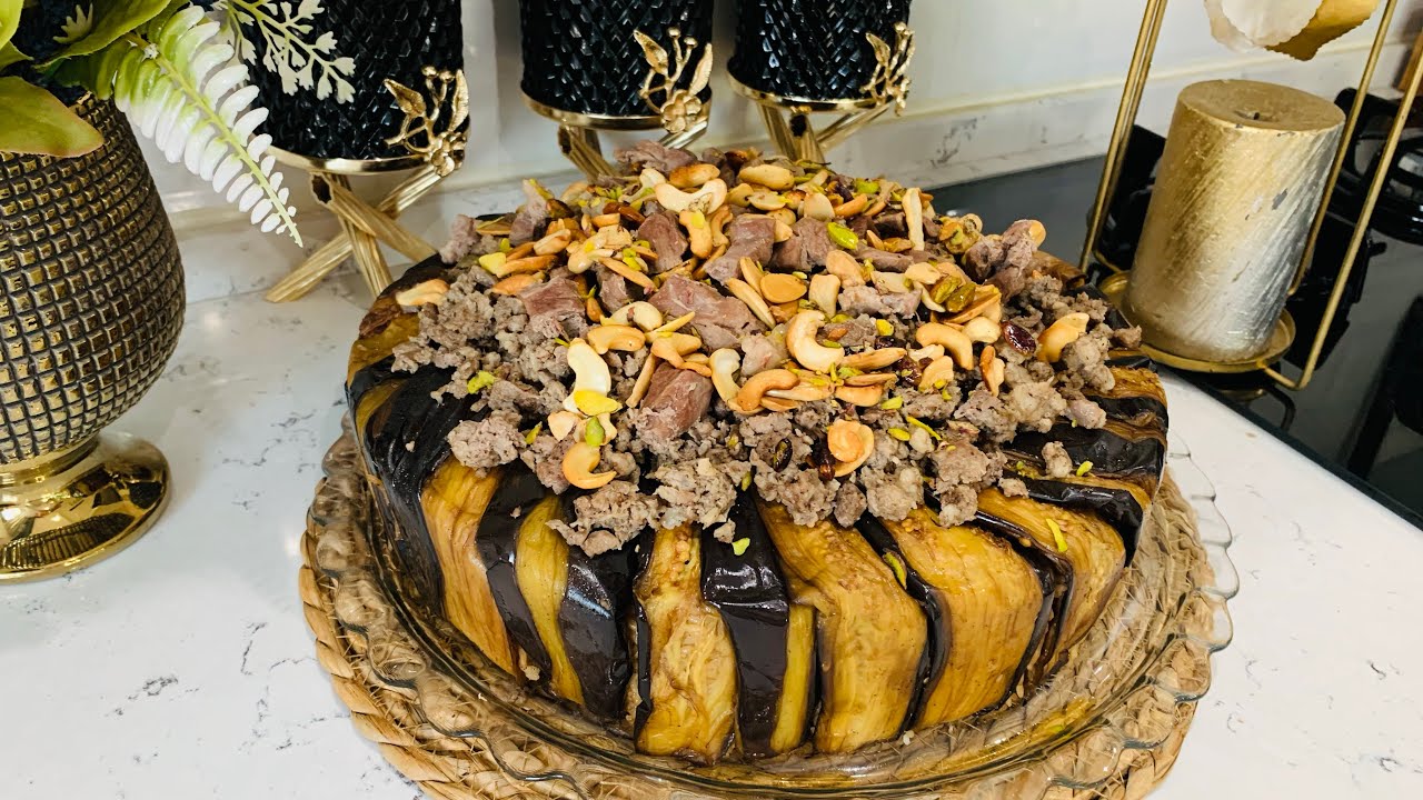 مقلوبة الباذنجان على طريقتي شي بياخد العقل جربو هالوصفه وما رح تندمو عليها المذاق سوبر يمممممي 🤤