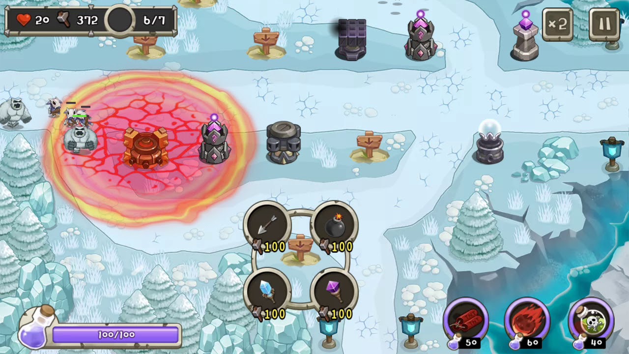 Tower Defense King - Challenge Stage 58 - Easy 3 Stars
