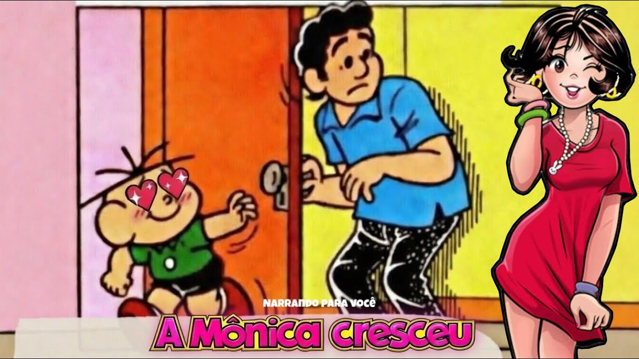 A Mônica está crescendo 😱/ gibi da turma da Mônica 