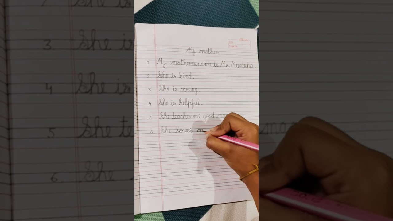 First Class Ke Bachche Ki Handwriting 👍🏻 