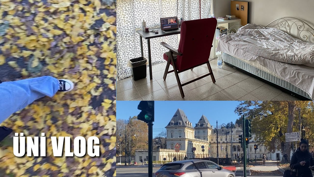 öğrenci evi turu | study/üniversite vlog, torino'da sonbahar