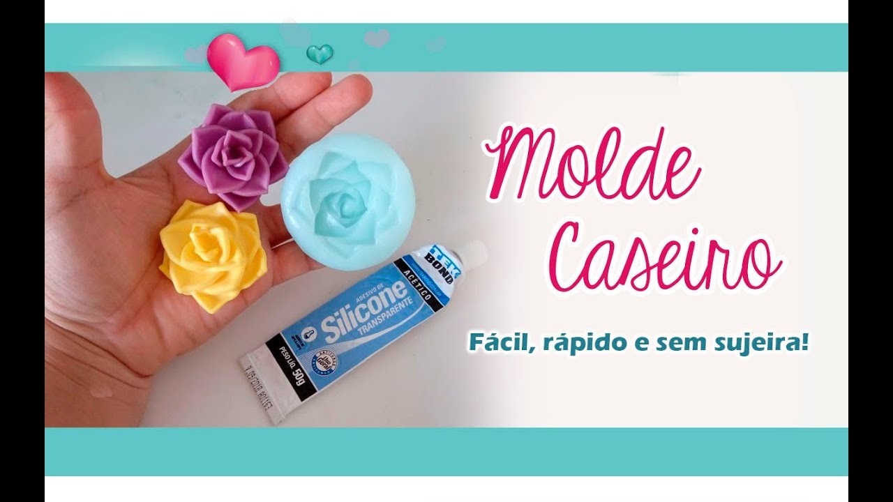 Molde caseiro super fácil e sem sujeira!