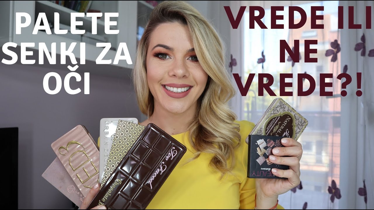 Kolekcija i recenzija paleta senki - vrede li?