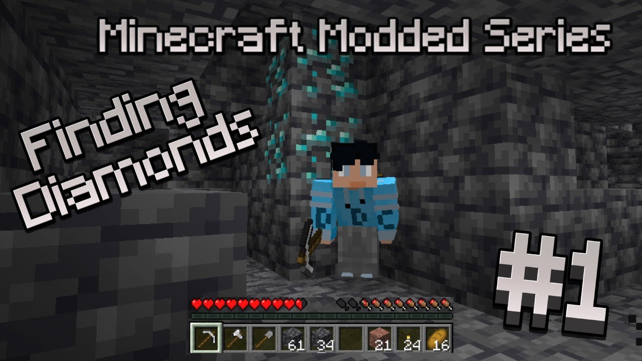 MINECRAFT BUT THERE TOO MANY MODS! (Minecraft Modded Series Episode #1)