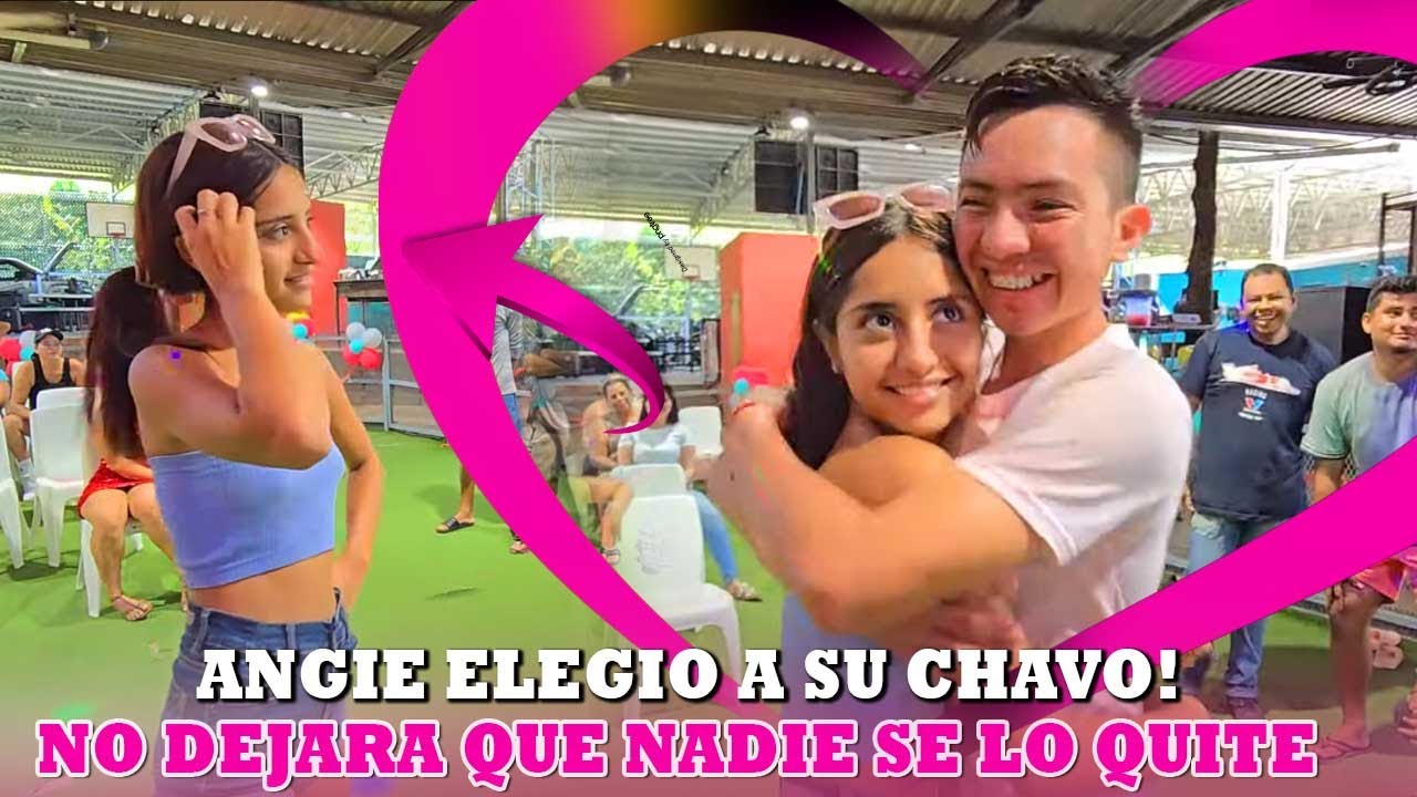ANGIE es la 1ra en robar pareja, no desaprovechó la oportunidad para elegir a su amor 