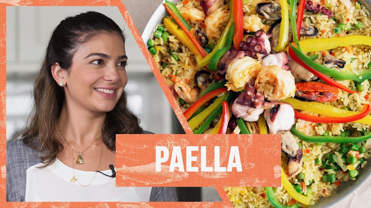 PAELLA DE FRUTOS DO MAR: RECEITA PARA DUAS PESSOAS | LUIZA ZAIDAN