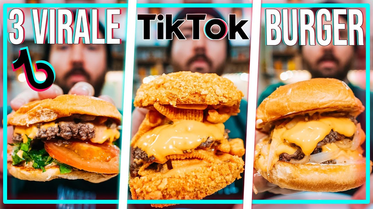 Wir TESTEN 3 HEFTIGE TIKTOK BURGER Rezepte