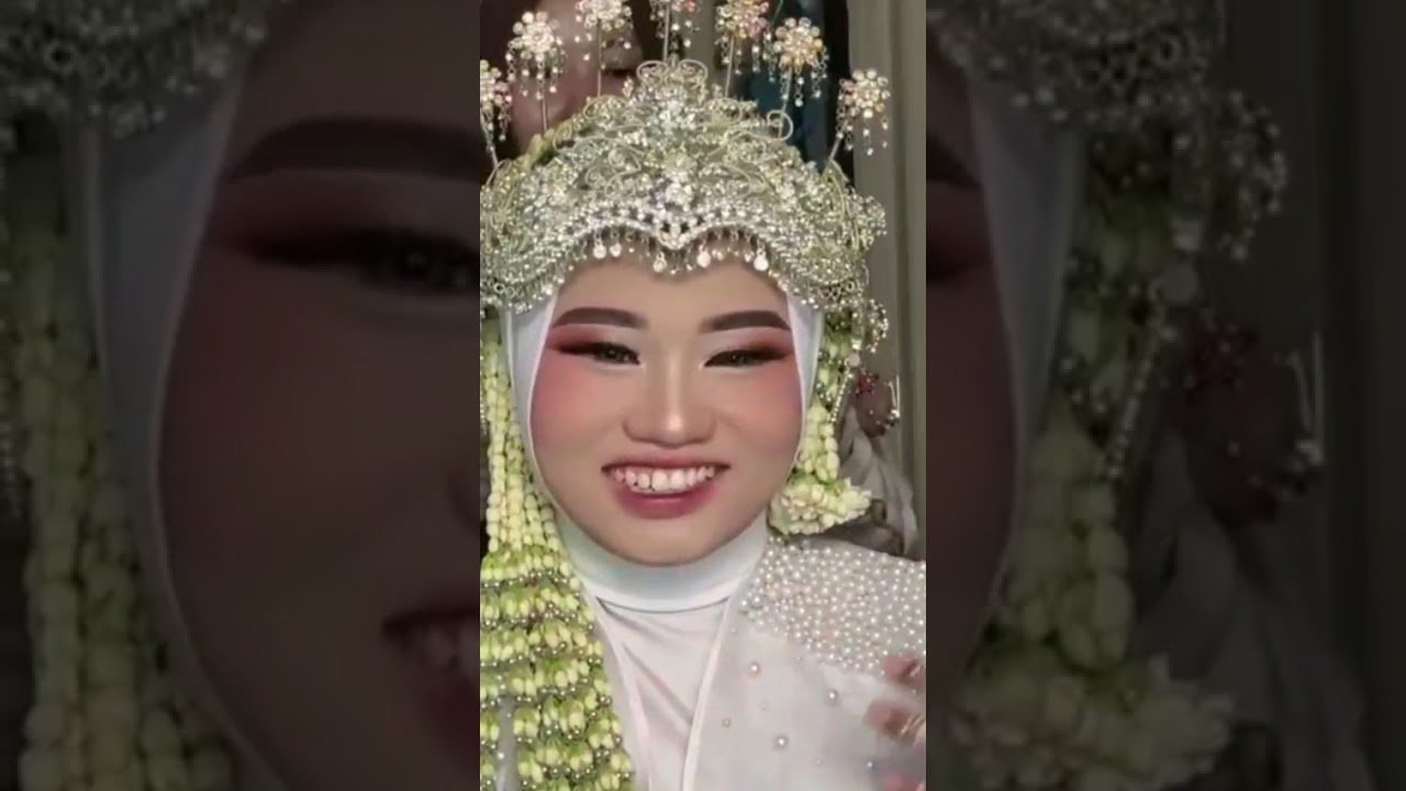 INDONESIAN BRIDAL  HIJAB  PENGANTIN ROROO MUA CIREBON WA 08970001235 #makeup #hijab #pengantin #mua 