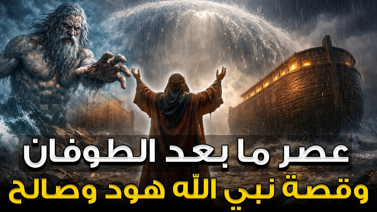 قصص القرآن - قصة نبي الله نوح مع قومه وماذا حدث للأرض بعد الطوفان العظيم وقصة قوم عاد وثمود وهلاكهم