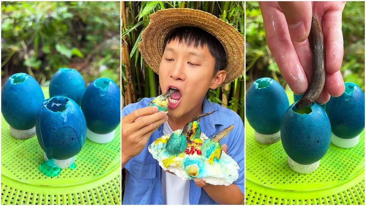 Is he casting a spell| Chinese Mountain Forest Life And Food #MoTiktok #Fyp