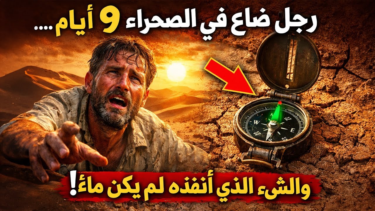 رجل ضاع في الصحراء 9 أيام… والشيء الذي أنقذه لم يكن ماءً
