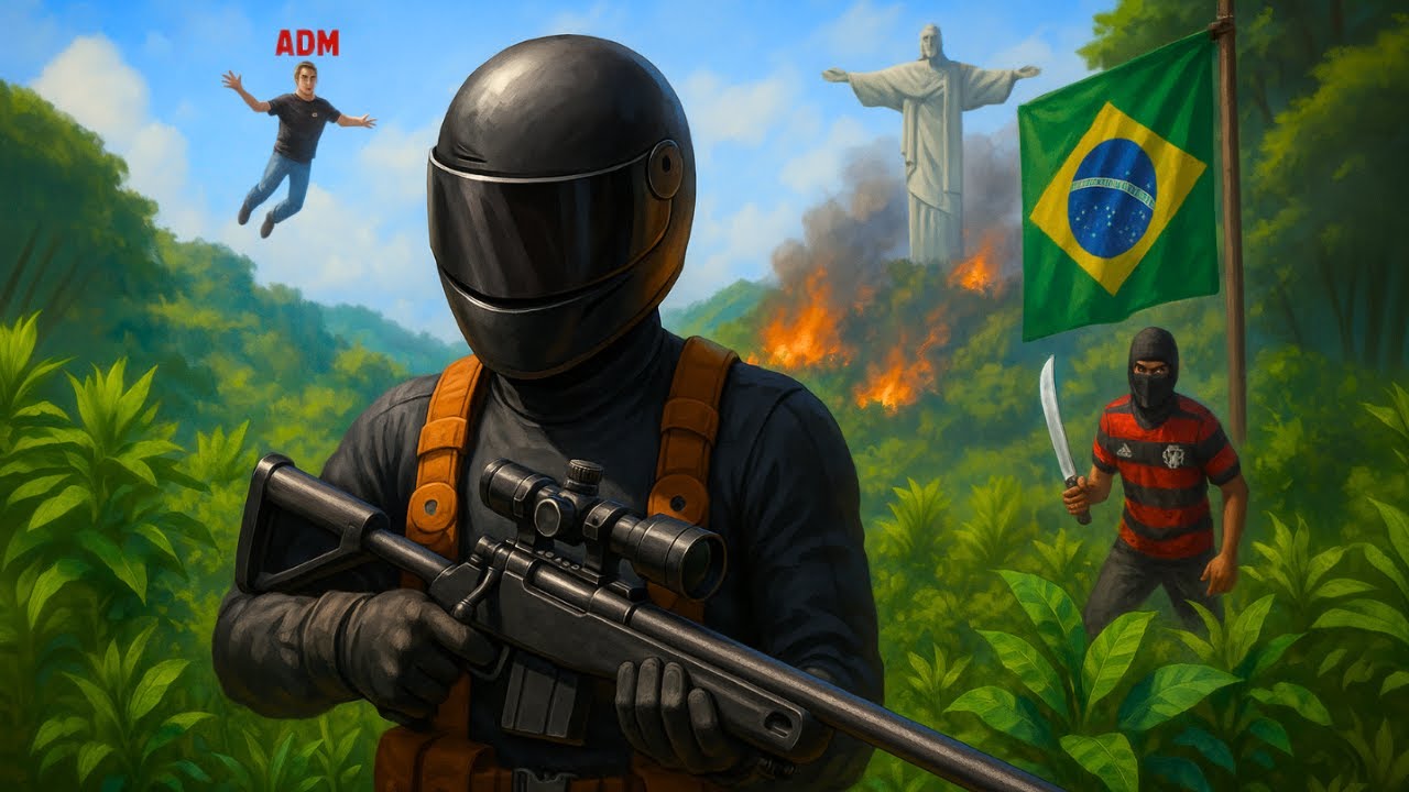Quando Um Sniper Veterano Joga Em Server Brasileiro (ADM APARECEU)