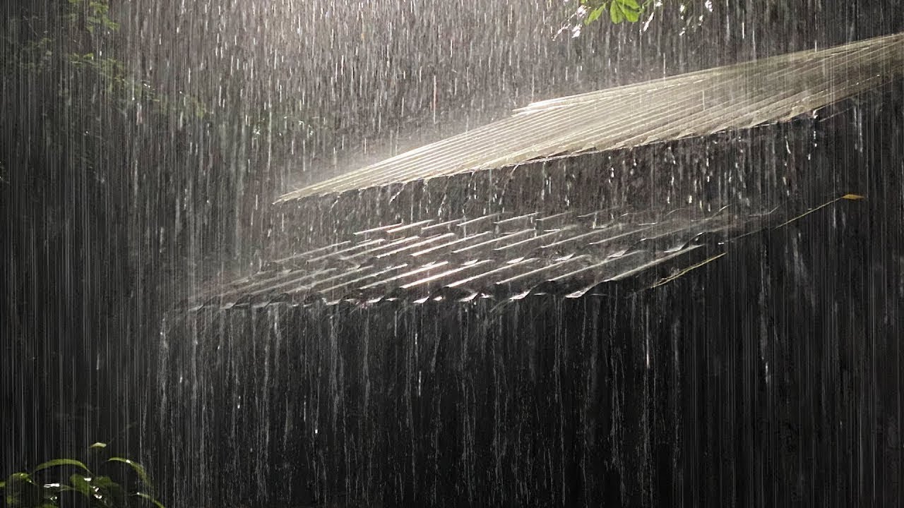 Tiếng mưa lớn k&egrave;m tiếng sấm s&eacute;t - &Acirc;m Thanh Dễ Ngủ V&agrave; Chữa Bệnh Kh&oacute; Ngủ V&agrave; Rối Loạn Giấc Ngủ #2