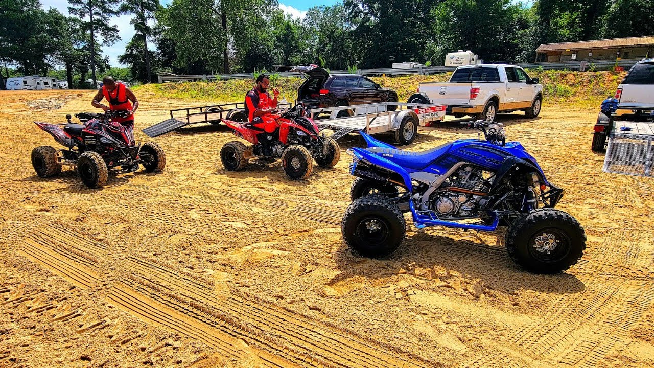 Busco Beach Ride Out On The Raptors! Part 1! Plus New Custom Axis Shocks! #raptor700r