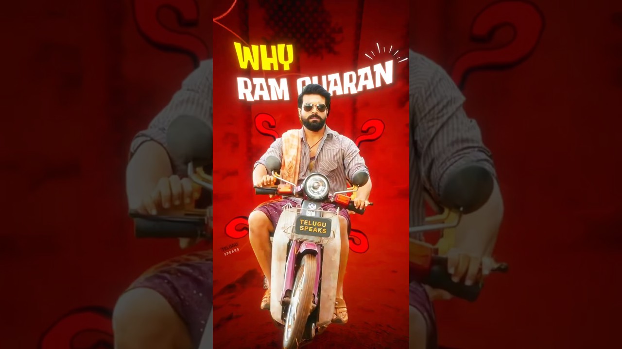 Sukumar about Ram Charan Looks in Rangasthalam 🥵 #ramcharan #shorts