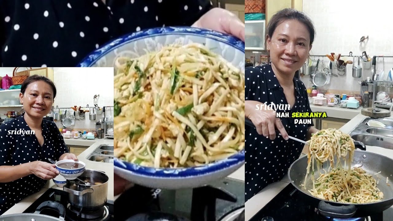 Mi goreng long fong dan bubur manis 