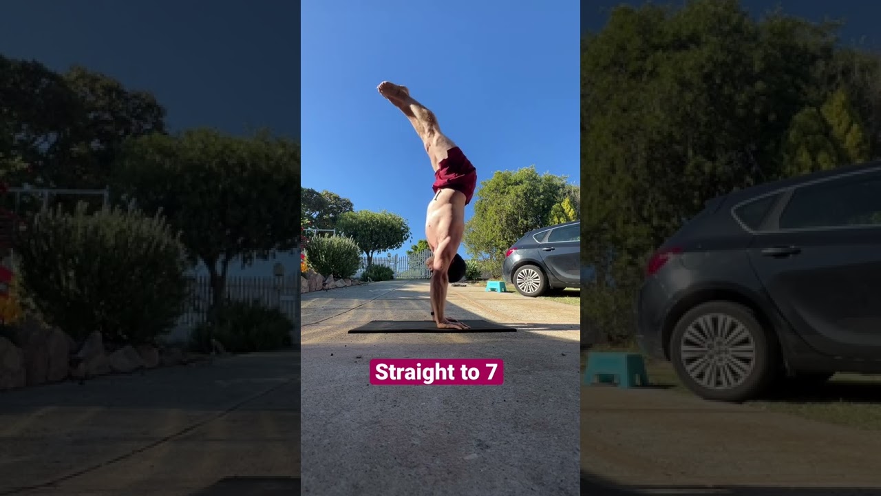 Intermediate Handstand Drill. Assess Straddle Tuck and 7