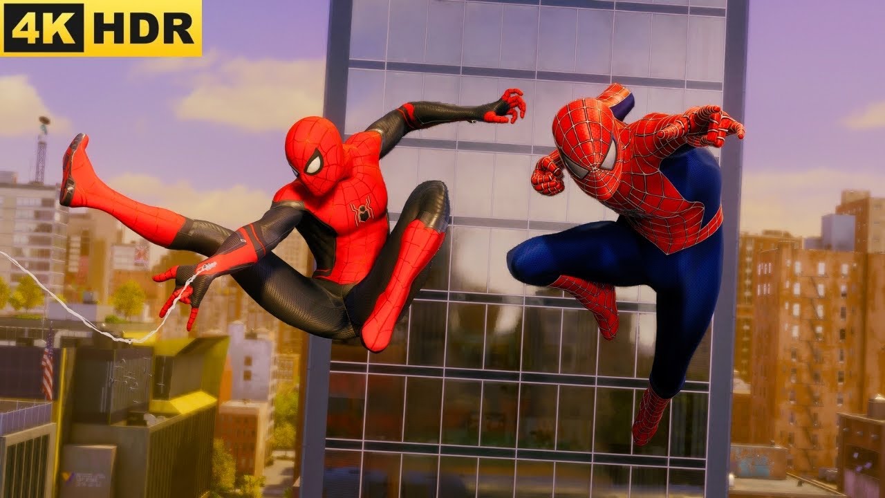 No Way Home Raimi & Far From Home Suits vs. Sandman | Marvel’s Spider-Man 2 (4K60FPS HDR) Gameplay