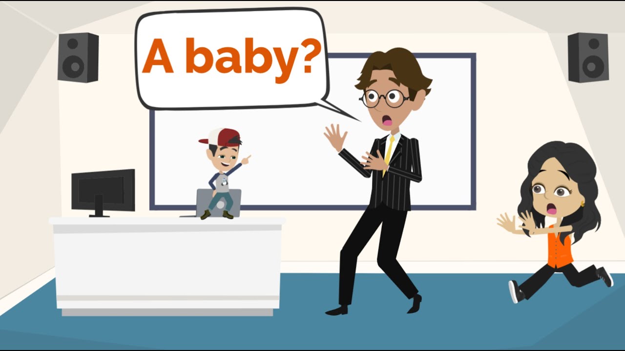 Leo Follows Nora to School...| Learn English with Nora