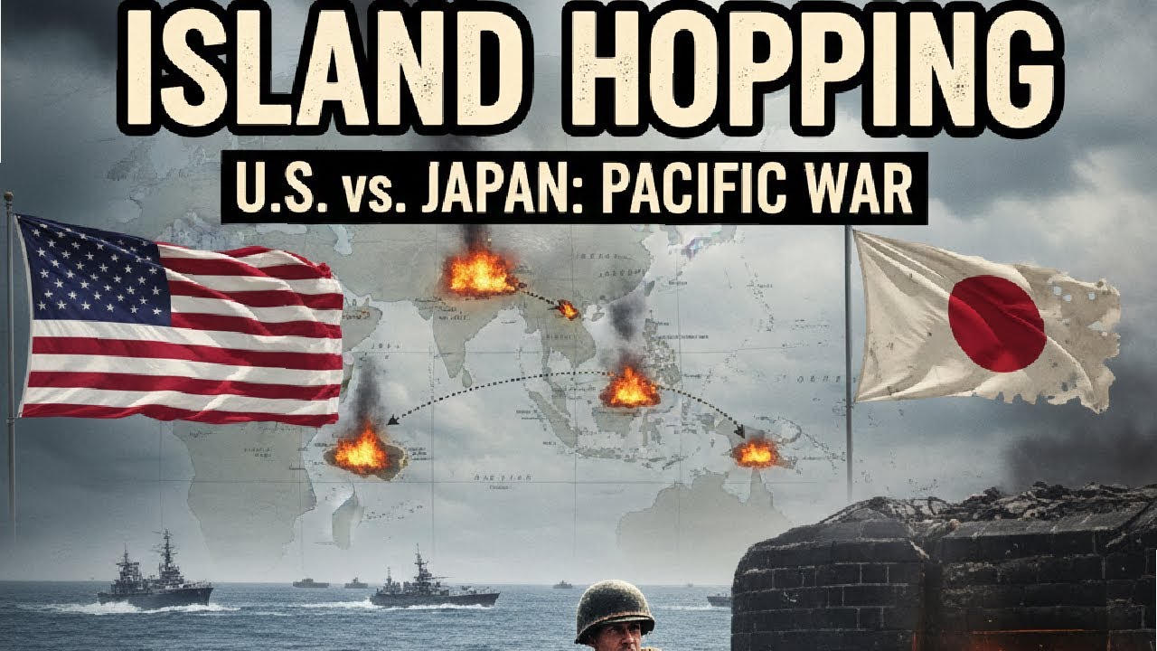 Island Hopping Strategy: How the U.S. Beat Japan in the Pacific War 🌊⚔️ (WWII Explained)
