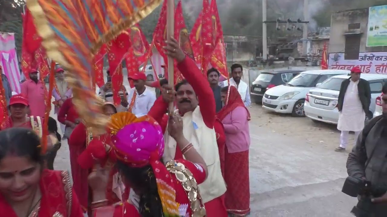 जीण माता सेवा समिति बैंगलोर की भव्य निशान यात्रा | गोरिया से जीण माता | 30 दिसंबर 2025 | Part 3