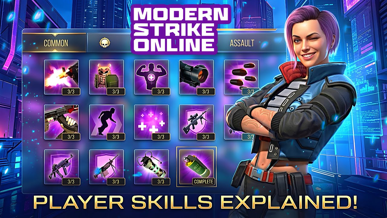😱 ВЫ ДОЛЖНЫ ЭТО ВИДЕТЬ! 😱 Описание навыков! | Modern Strike Online
