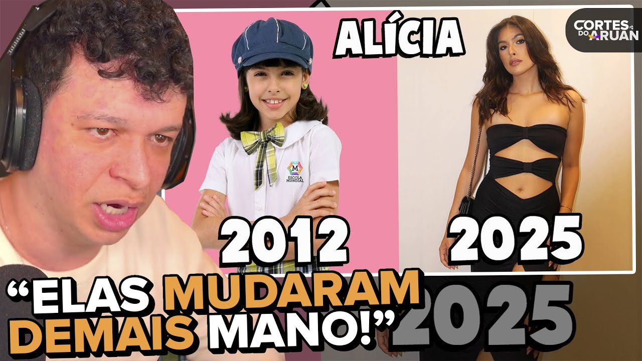 ARUAN REAGE: CARROSSEL Antes e Depois dos Atores Infantis 2025 (COMO FICOU?) - Cortes do Aruan