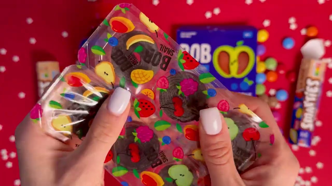Super Sweet Mix! Smarties, Superman & Fruity Candies #asmr #candymix #sweetcrunch