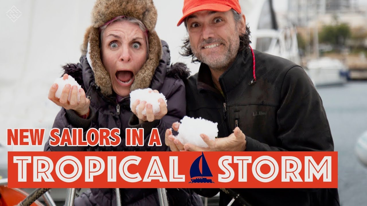 RIDING OUT A STORM ON A SAILBOAT | MALTA MEGA-STORM 2019 | EP 135