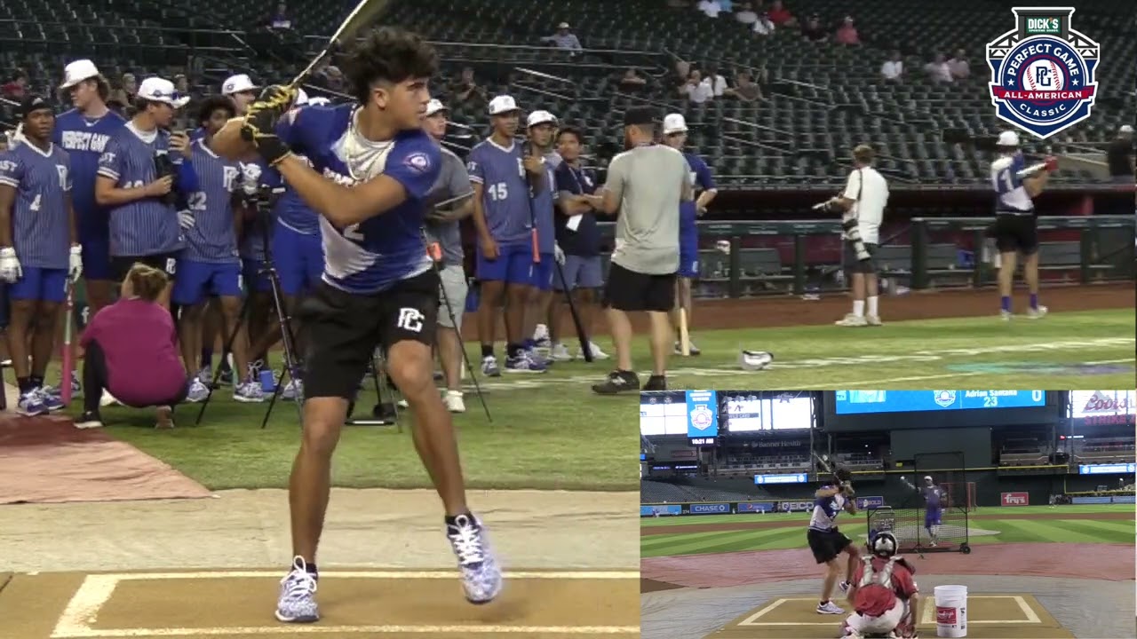 Adrian Santana, Inf, Doral Academy Charter School Class of 2023, HR Derby at PG All American Classic