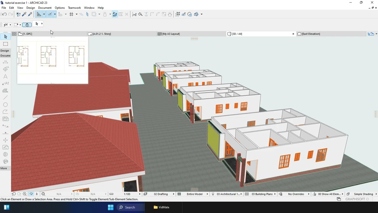 ArchiCAD Advanced Roof Tutorial | Complex & Multi-Layer Roof Modeling (Module 6)