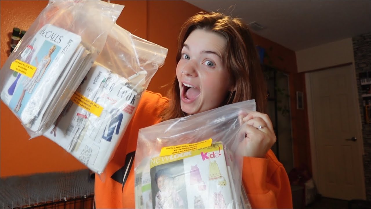 SEWING PATTERN THRIFT HAUL!!!!