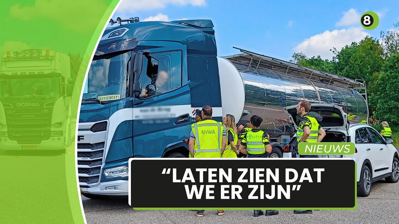 Vrachtwagens door politie van N18 geplukt in strijd tegen ondermijning
