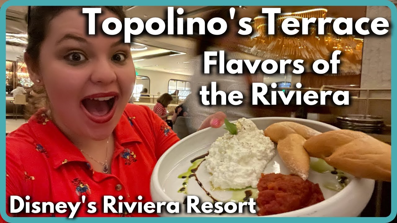 Topolino's Terrace (Dinner Dining Review with Epcot Fireworks View) | Disney's Riviera Resort