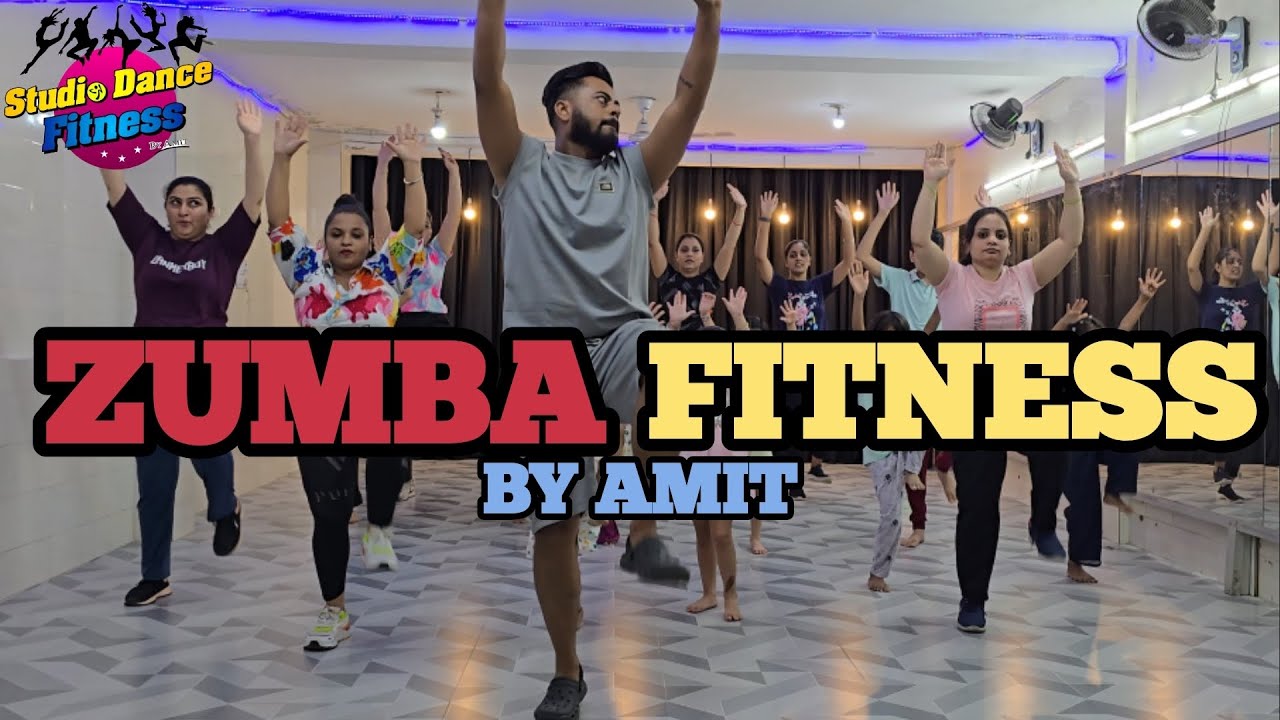 Zumba Fitness With Amit | Zumba Dance Workout for Weight Loss 💃 | High Energy Dance Fitness