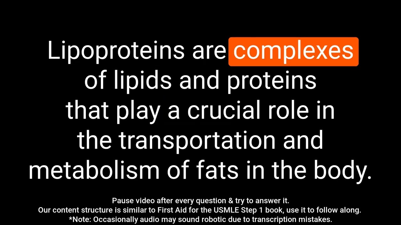 A Comprehensive Review of Key Enzymes in Lipid Transport for USMLE Step 1