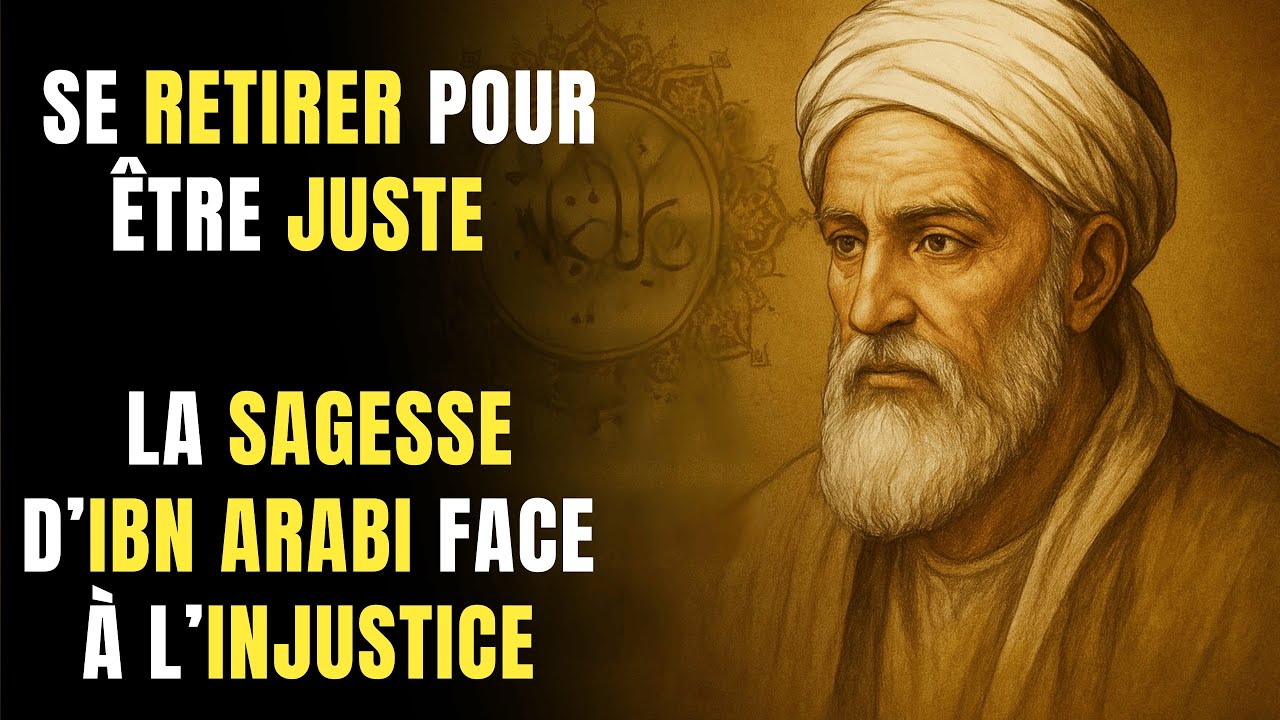 SE RETIRER POUR ÊTRE JUSTE : LA SAGESSE D’IBN ARABI FACE À L’INJUSTICE