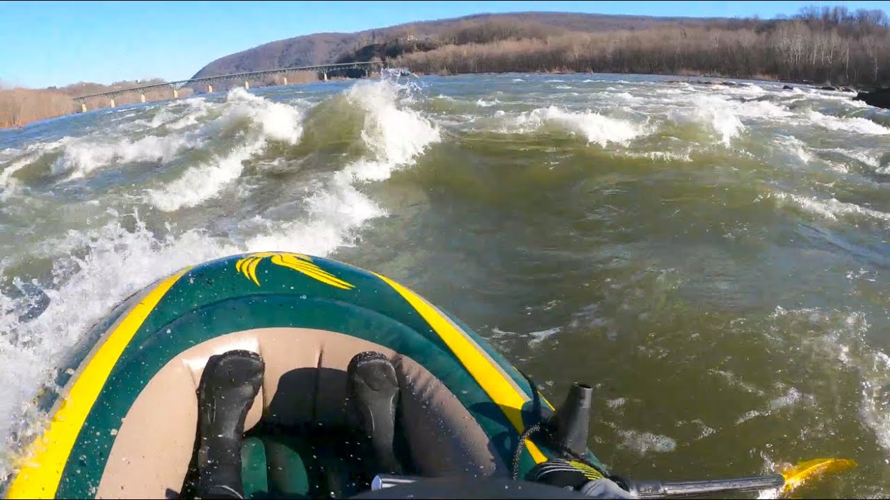 Intex Seahawk 2: Capabilities Test No. 3 - Whitewater Rafting White Horse Rapid at 4.80ft./15,800cfs