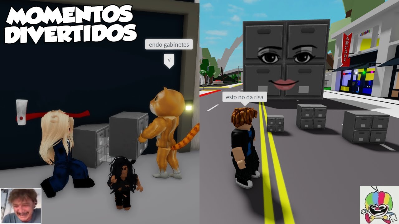BROOKHAVEN MOMENTOS DIVERTIDOS VESTIDOS DE GABINETE (PARTE 2) (ROBLOX)