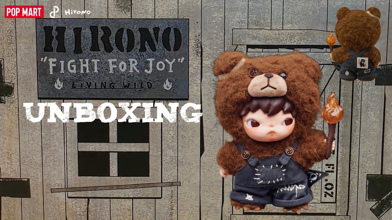 Hirono Living Wild-Fight for Joy Plush Doll Unboxing
