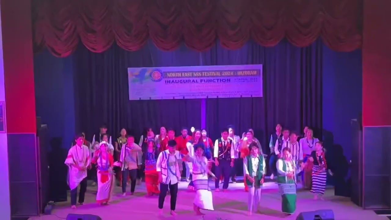 Arunachal students performing dance/Mizoram/NSS#mizoram#study#performance#nss#dance#life