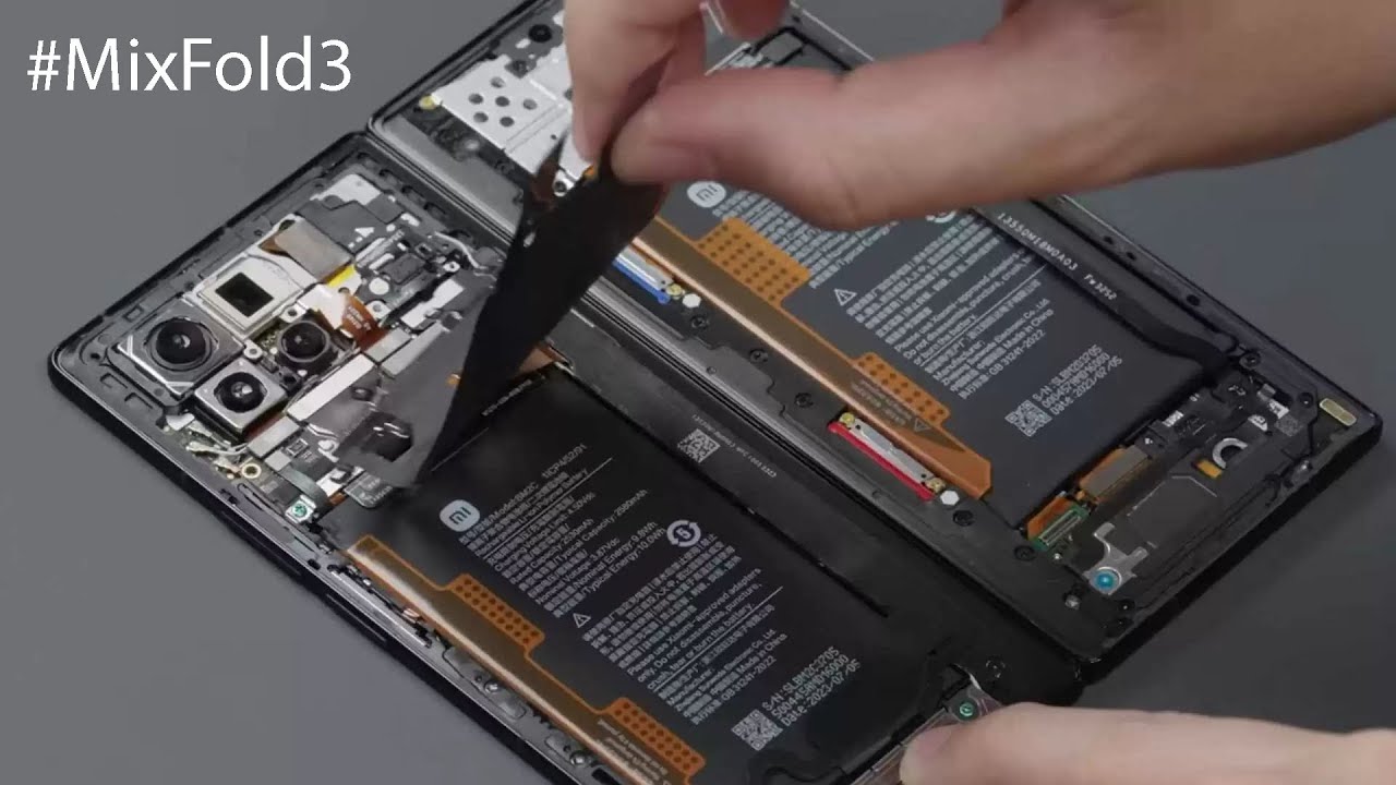 Xiaomi Mix Fold 3 Teardown &mdash; #XiaomiMixFold3