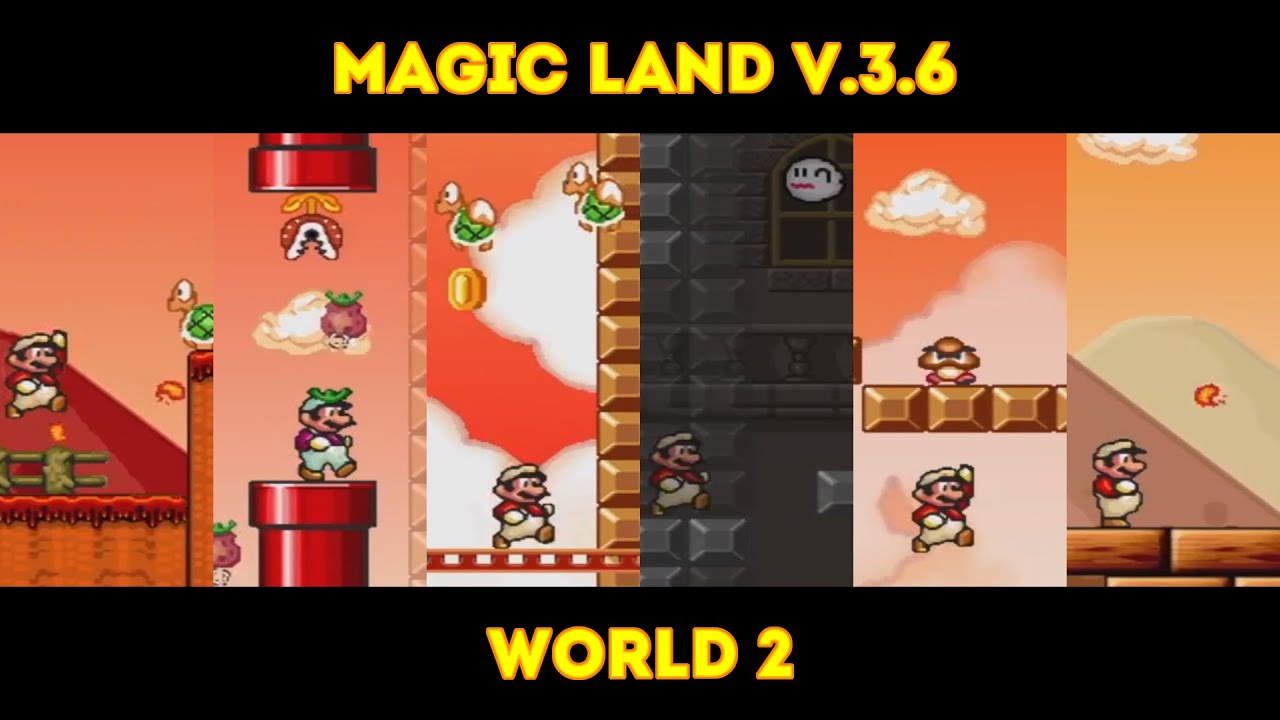 MARIO FOREVER MAGIC LAND V.3.6 - WORLD 2 - GAMEPLAY - NO DEATH - 1080P